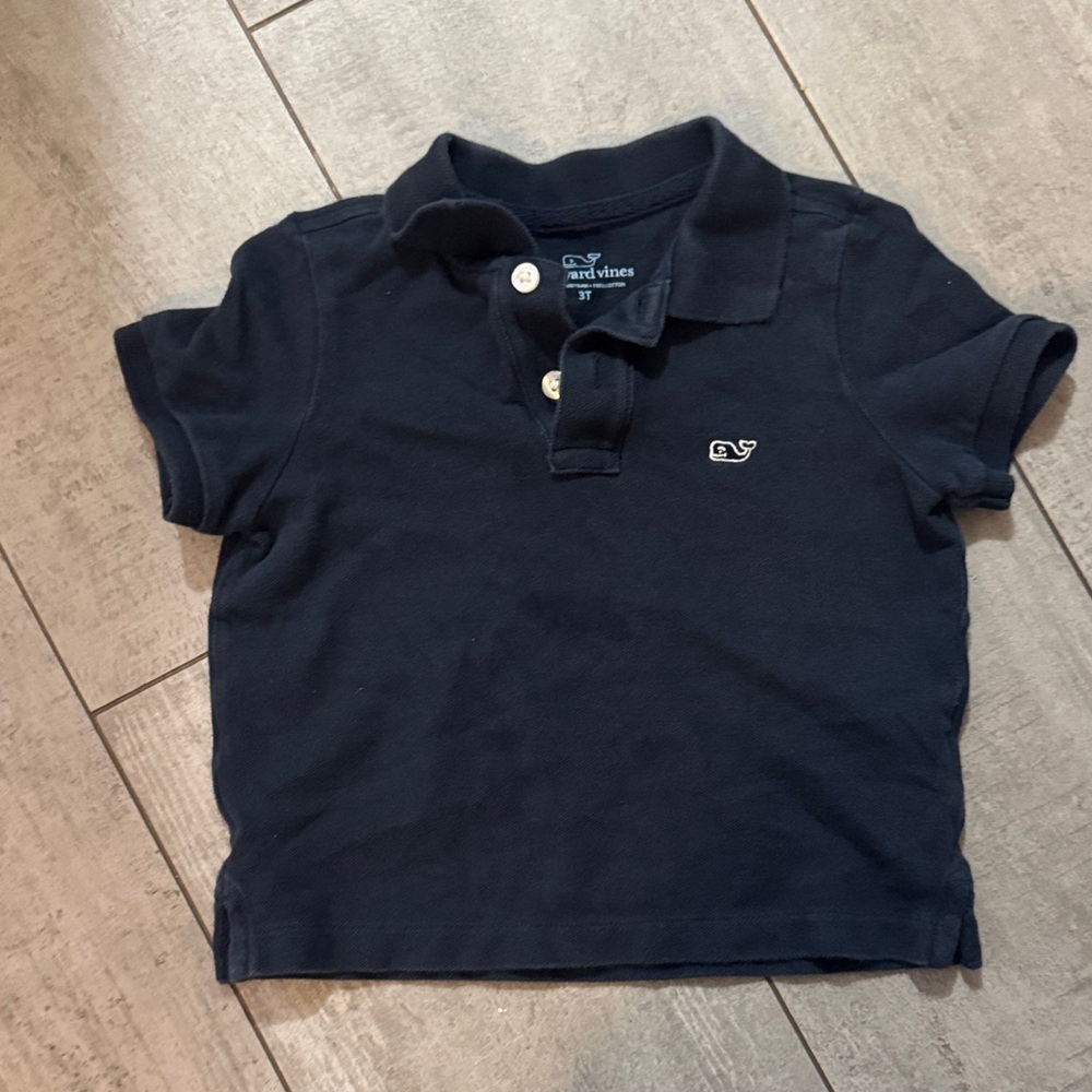 Vineyard Vines Kids Dark Blue Polo Shirt